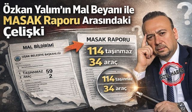 Özkan Yalım’ın mal beyanı ve MASAK Raporu uyuşmadı