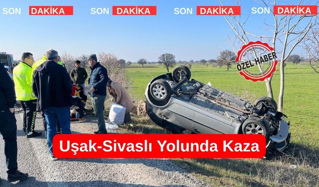 Uşak-Sivaslı Yolunda Kaza