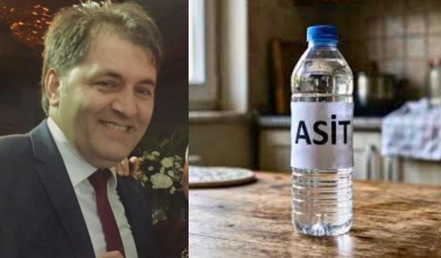 Su yerine asit içti canından oldu