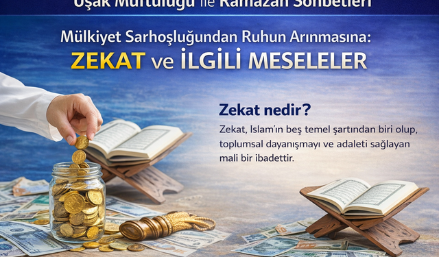 Uşak Müftülüğü “Zekât nedir? Nasıl Olmalıdır?