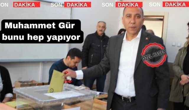 Muhammet Gür Uşak Belediyesi’nden 2. Kez istifa etti
