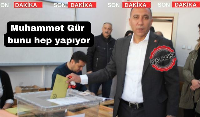 Muhammet Gür Uşak Belediyesi’nden 2. Kez istifa etti