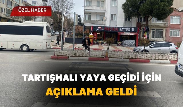 Tartışmalı Yaya Geçidi İçin Açıklama Geldi