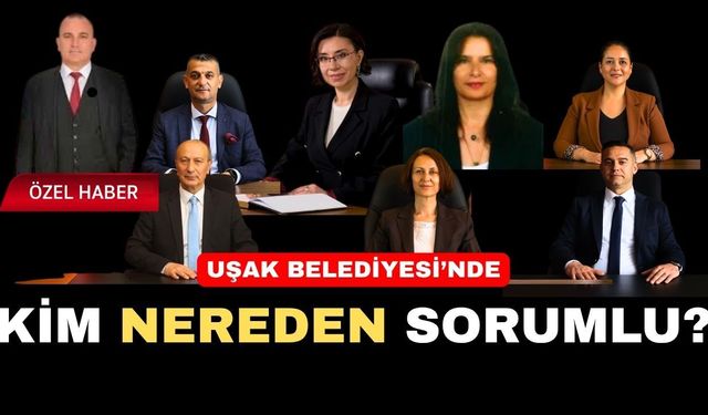Uşak Belediyesi’nde Başkanlar Görev Bölümü Yaptı