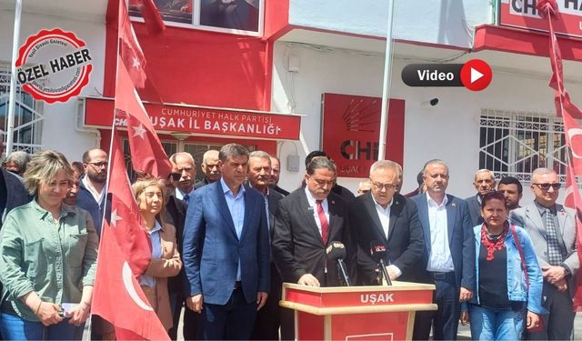 Karaoba; “CHP Uşak’ta tasvip Etmediğimiz Olaylar yaşanmıştır”
