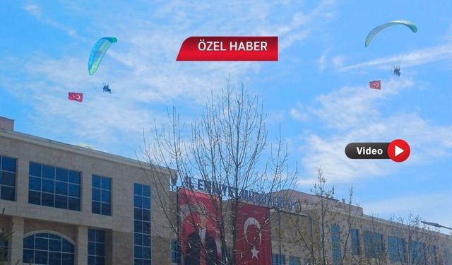 Uşak Havacılık Kulübü Polisimizi Gökyüzünden Kutladı