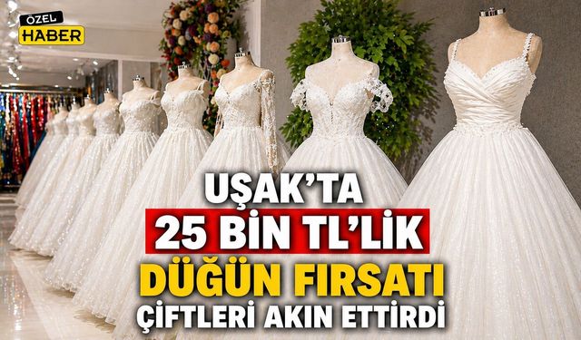 Uşak’ta 25 Bin TL’lik Düğün Fırsatı Çiftleri Akın Ettirdi