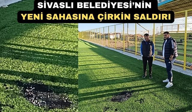Uşak’ta Kamu Malına Vicdansız Saldırı!