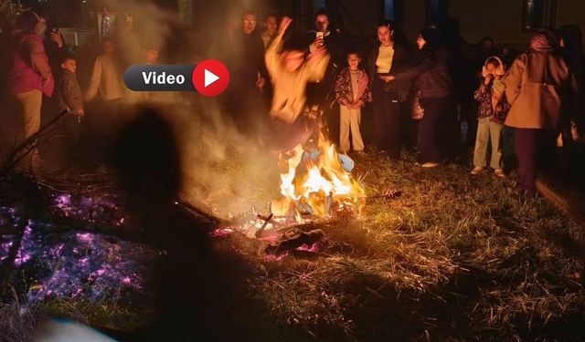 Uşak’ın Eşme İlçesinde Hıdırellez Ateşi Yandı