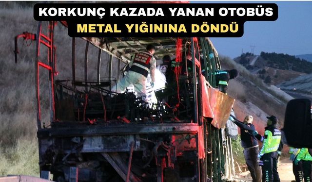 Yolcu otobüsünde 8 kişi yanarak feci şekilde can verdi