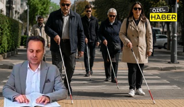 Uşak’ta Görme Engelli Vatandaşları Duyan Yok