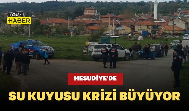 Mesudiye’de Su Kuyusu Krizi Büyüyor