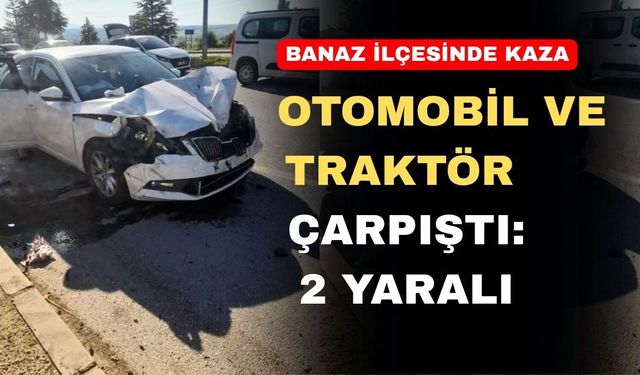 Uşak bu sabah gözünü trafik kazasıyla açtı
