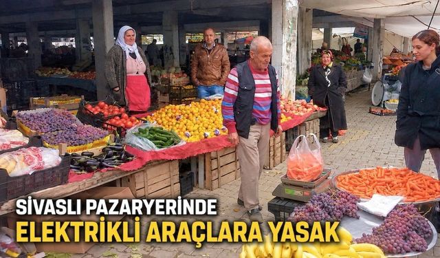 Uşak Sivaslı’da Pazar Yerine Elektrikli Araç Girişine Yasak