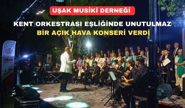 Uşaklılar Atapark’ta Müzik Dolu Gece Yaşadı