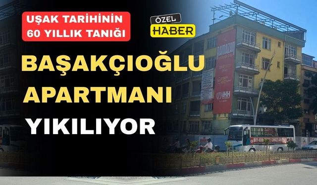 Uşak tarihinin Sessiz Tanığı da Tarih Oluyor