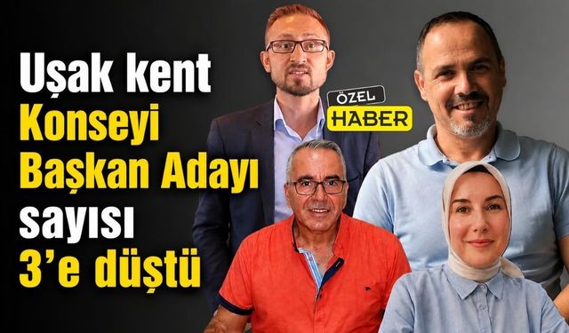 Uşak Kent Konseyi Başkan Adayı Geri Çekildi