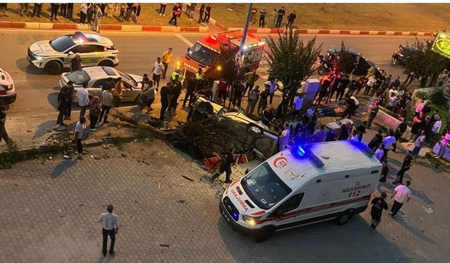 Uşak’ta feci kaza: 4 ağır yaralı