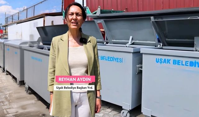 Uşak Belediyesi kendi konteynerini kendi üretiyor