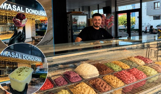 Uşak'ta 25 Yaşındaki Gencin Dondurmacısında Kuyruk Bitmiyor