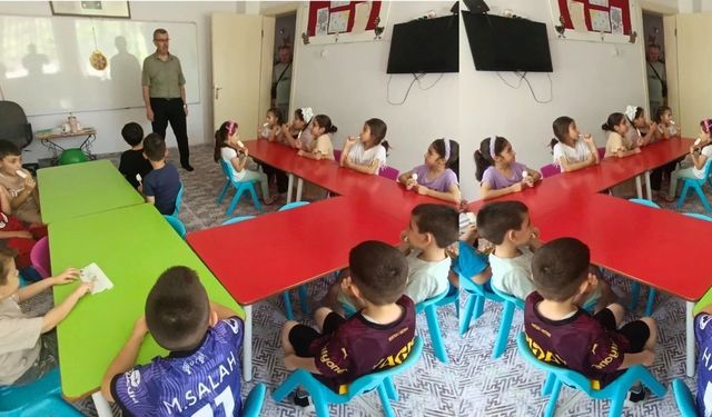 Uşak Müftüsü Mesut Harmancı Yaz Kur'an Kursu Öğrencileriyle Buluştu