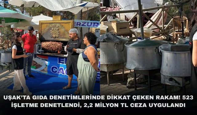 Uşak’ta Gıda Denetimlerinde Dikkat Çeken Rakamlar