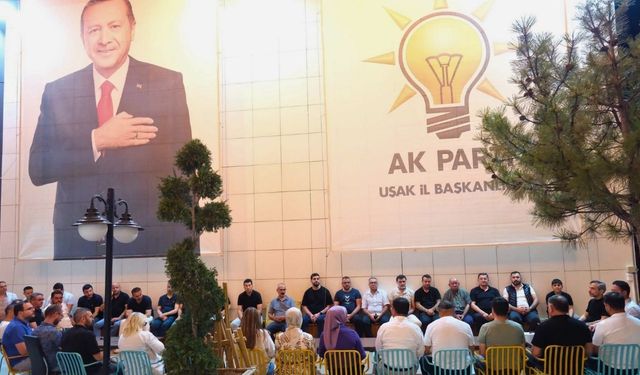 AK Parti Uşak Teşkilatında Bugün Mevlit Var