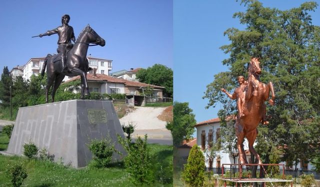 Uşak Cirit Atı Heykelinin Biri Ortaya Çıktı! Diğeri Nerede?