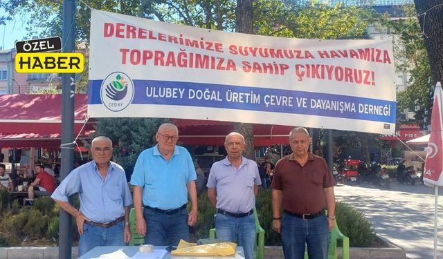 ÇEDAY’dan Uşaklılara GES'e Karşı Çağrı var
