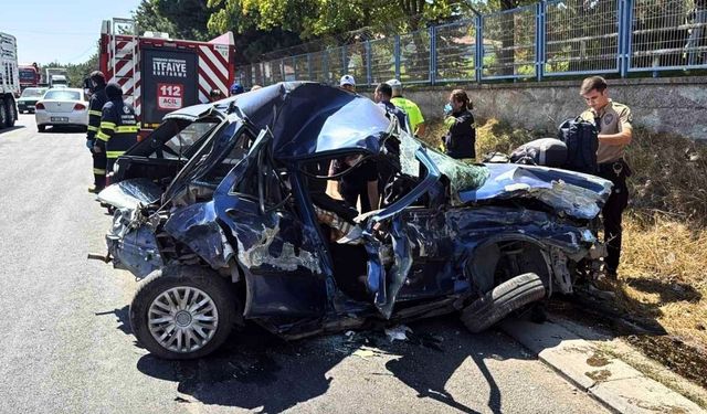 Uşak Plakalı TIR’ın karıştığı kazada Bir Kadın Öldü