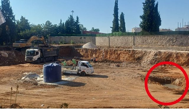 Uşak Öğretmenevi Temelinde Su Çıktı