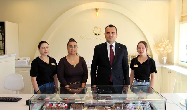Banaz Kaymakamı Musa Kazım Çelik’ten Kadın Girişimci Merve Anıl’a Ziyaret