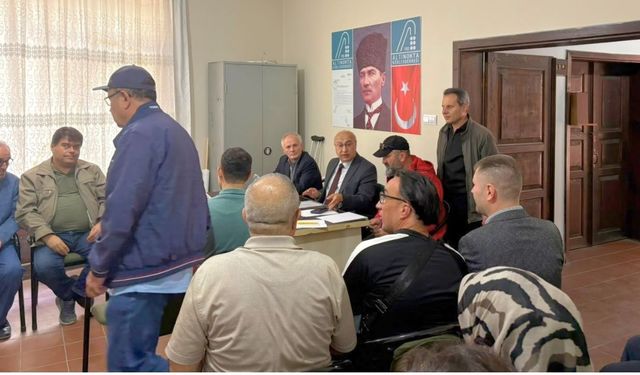 Altı Nokta Körler Derneği Uşak Şube Başkanı Serkan Çiğdem güven tazeledi