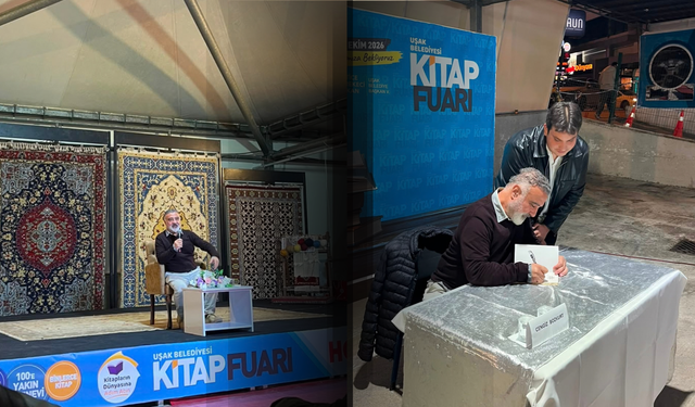 Uşak Kitap Fuarı'nda Cengiz Bozkurt Rüzgarı: "Bu Tabloyu Evimin En Güzel Köşesine Asacağım