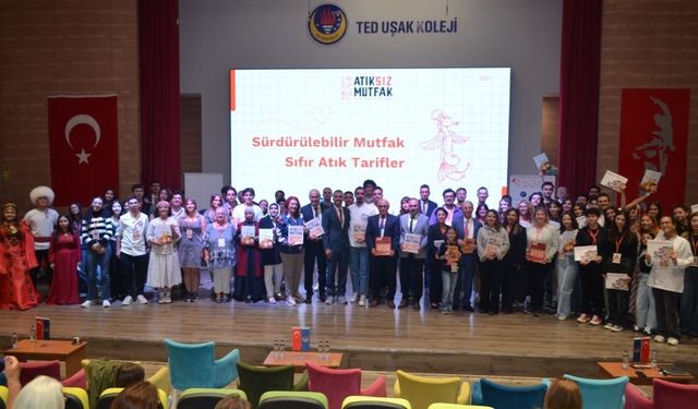 Uşak’ta Erasmus+ “Atıksız Mutfak” Projesinin Kapanış Galası Gerçekleştirildi