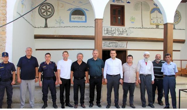 Uşak’ın 156 Yıllık camisi Kaymakam Çelik’i Ağırladı