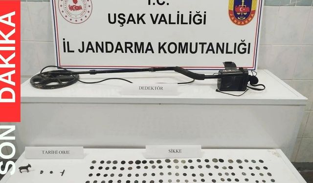 Uşak’ta AK Parti Belde Başkanına Tarihi Eser Operasyonu