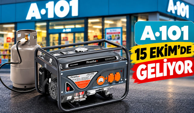 A101’e 15 Ekim’de Benzinli ve LPG’li Jeneratör Geliyor