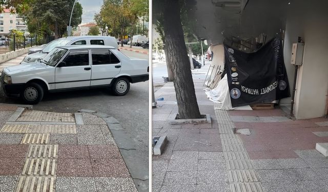 Uşak’ta Görme Engellileri Düşünen Yok