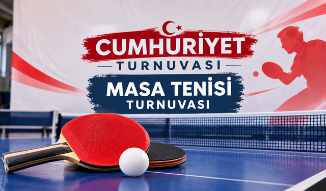 Ulubey’de Cumhuriyet Turnuvası Masa Tenisi Heyecanı