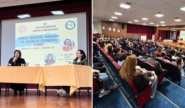 Uşak'ta Çocuklarda Dikkat Eksikliği Konusunda Aileler Bilgilendirildi