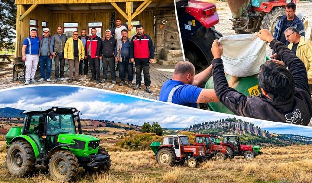 Uşak’ta 4 Köyün Meralarına 27 Ton Gübre Desteği!