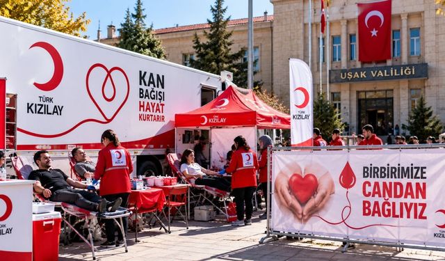 Uşak’ta Kızılay’dan Hayat Kurtaran Kan Bağışı Çağrısı
