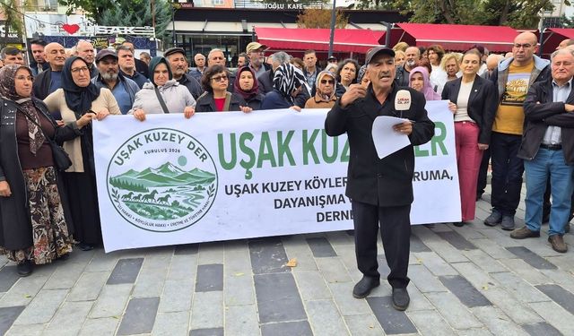 Uşak Kuzey Köyleri Madencilere Karşı ‘KUZEY DER’de Birleşti