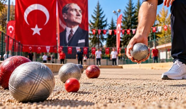 Uşak’ta Cumhuriyet Coşkusu Bocce Sahasına Taşınıyor