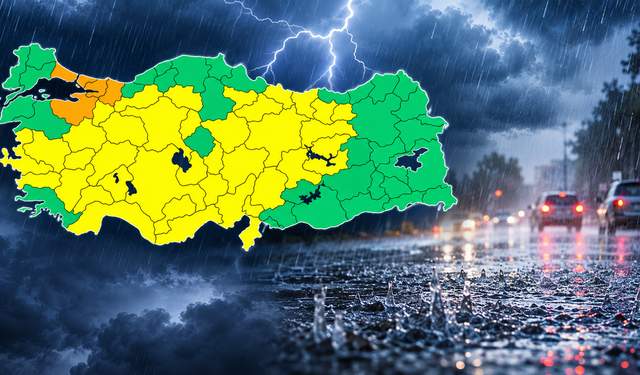 Uşak Dahil 8 İl İçin Kuvvetli Sağanak Uyarısı!
