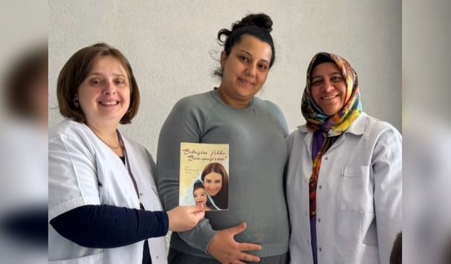Uşak’ta Riskli Gebelik Yaşayan Anne Adayına Ziyaret