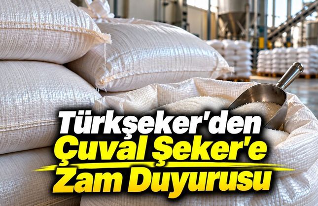 Türkşeker’den Şeker'e Zam Duyurusu