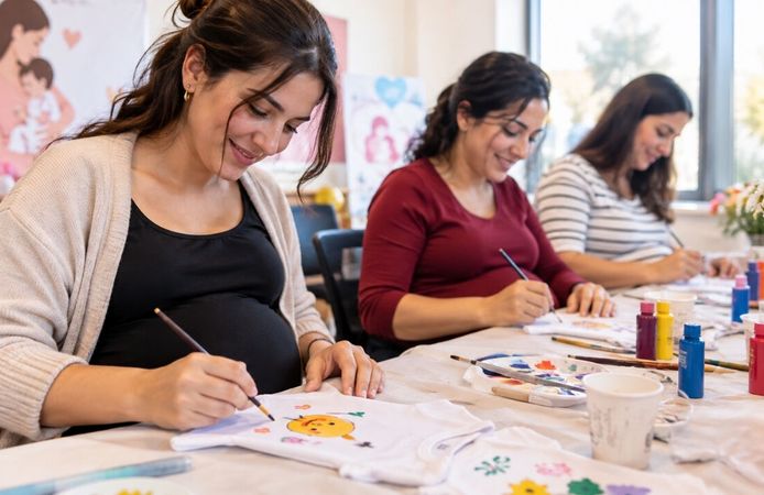 Uşak’ta Anne Adaylarına Renkli Buluşma