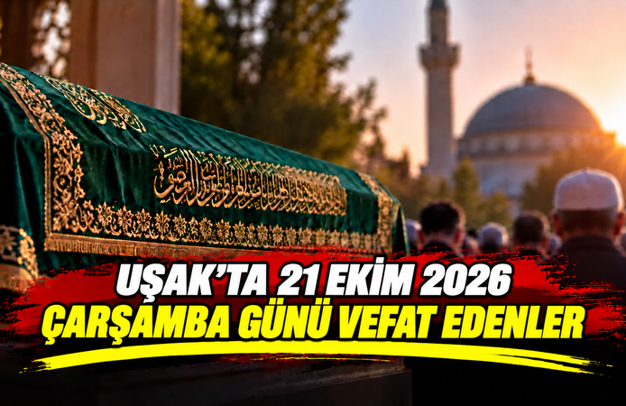 Uşak’ta 21 Ekim Çarşamba Günü 7 Kişi Vefat Etti